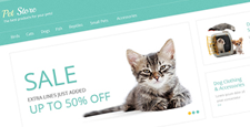 best pets magento themes feature