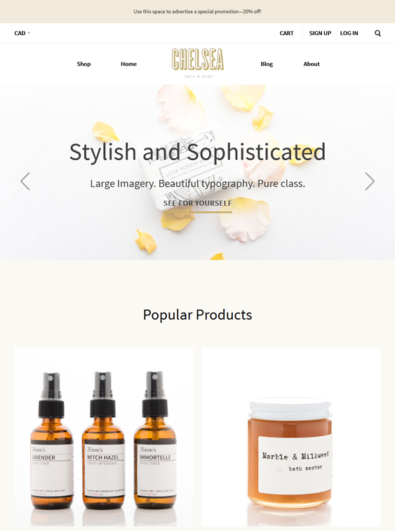chelsea warm cosmetics beauty products bigcommerce themes