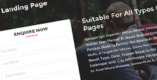 best landing page wordpress themes feature