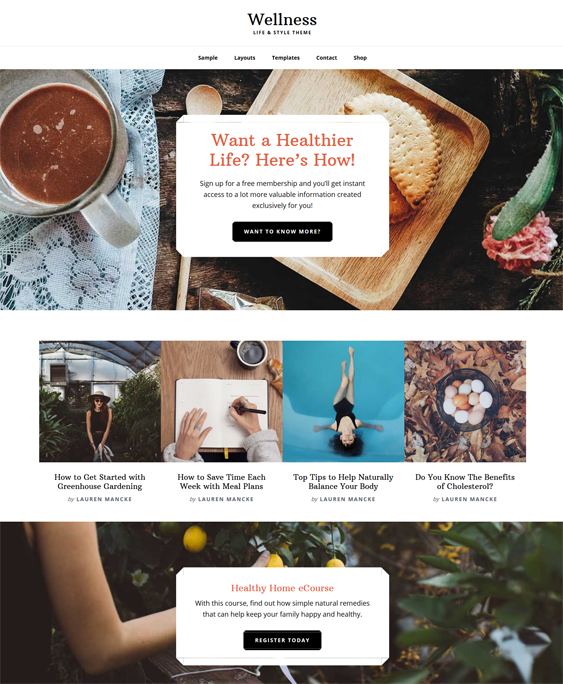 Health And Nutrition WordPress Themes