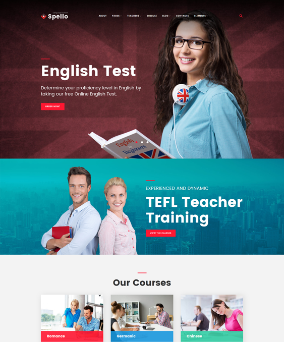 Education WordPress Themes For Online Learning Centers