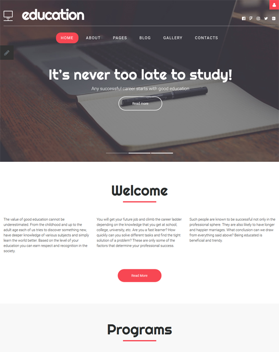 Education Joomla Templates For Schools And Online Learning Site Bloom