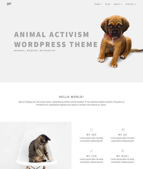 WordPress Themes For Pet Rescue And Animal Shelters
