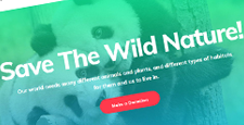 best wordpress themes wildlife park charity feature