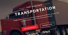 best bootstrap website templates transportation logistics shipping feature