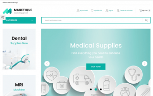 best medical magento themes feature