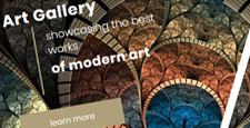 best art gallery joomla templates feature