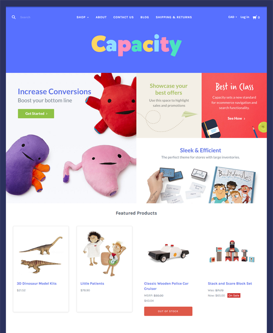 BigCommerce Themes For Selling Toys And Clothing For Children, Babies, And Kids