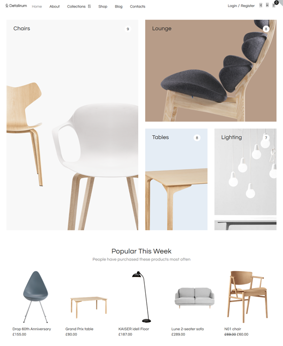 woocommerce themes for online furniture stores