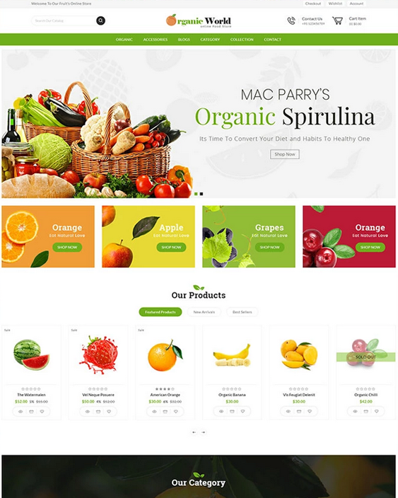 Shopify Themes For Green, Organic, And Eco-friendly Products