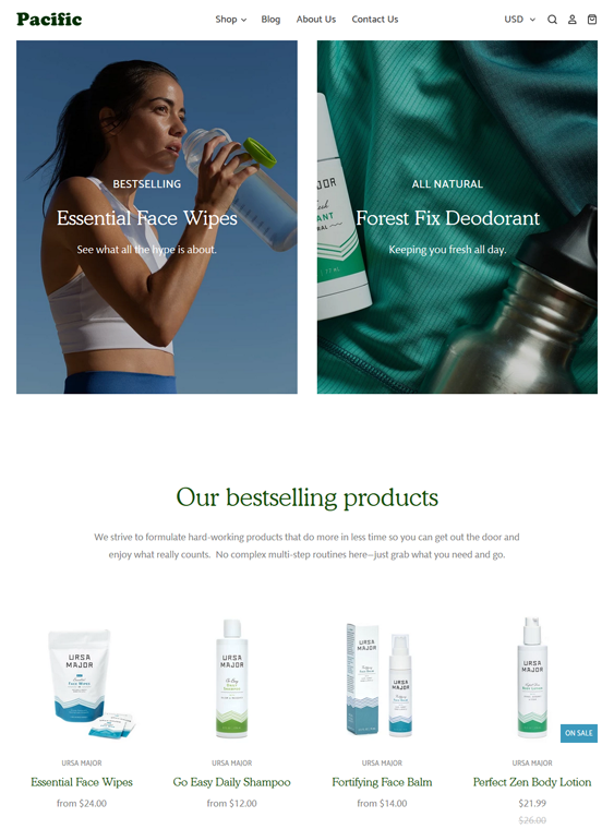 shopify Themes For Selling Bath And Grooming Products Online