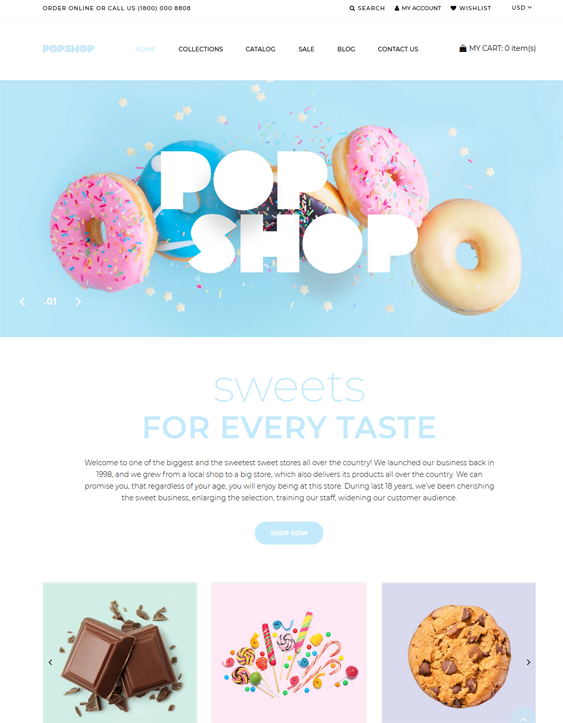 shopify themes online grocery gourmet food stores