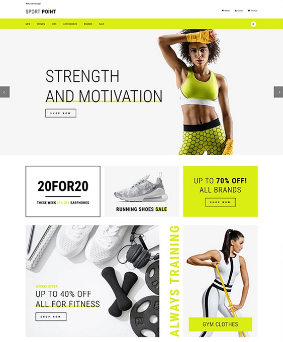 shopify themes for selling athleisure wear workout clothes online
