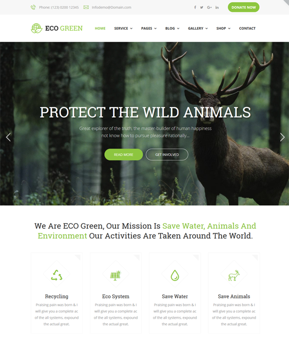 joomla templates for green organic environmental eco-friendly websites