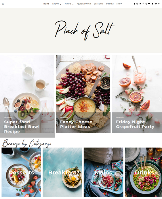 wordpress themes for recipe websites food blogs