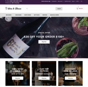 best opencart themes for online wine stores feature