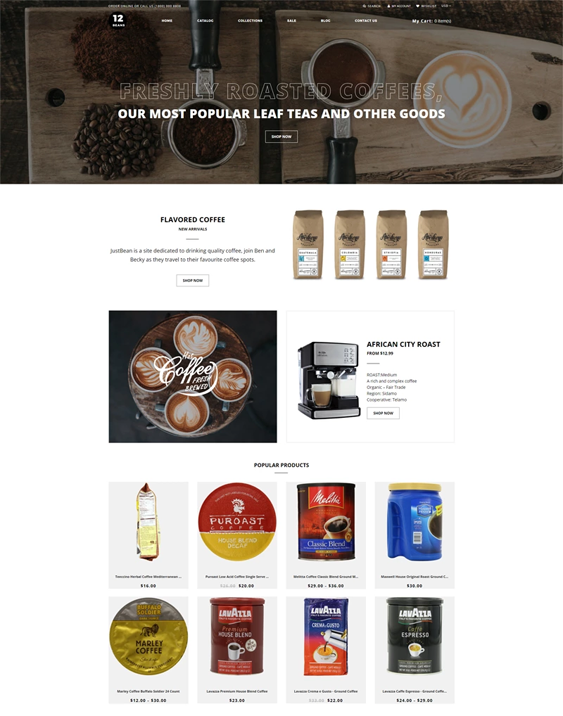 drink store shopify themes