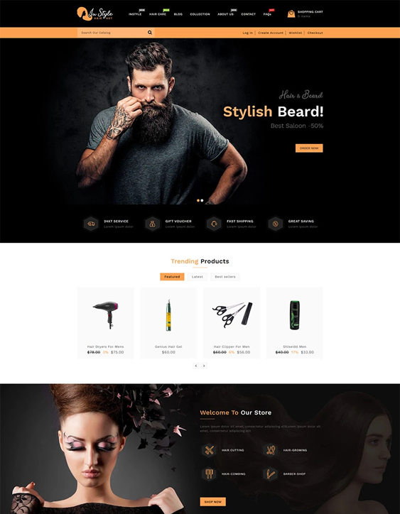 online beauty store shopify themes