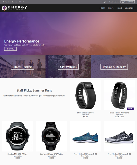 Shopify Themes For Online Sports And Sporting Goods Stores