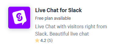 Live chat slack