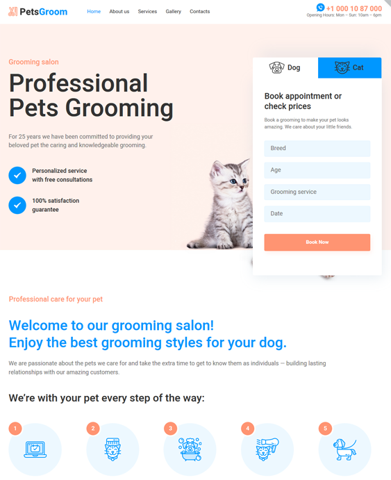 wordpress theme for pets veterinarians