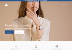 watch jewelry store shopify themes feature