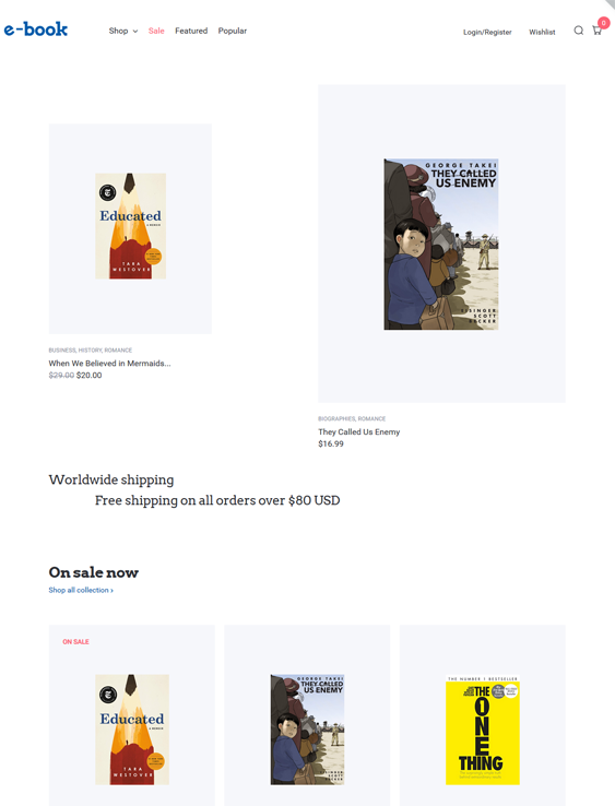 book store woocommerce themes