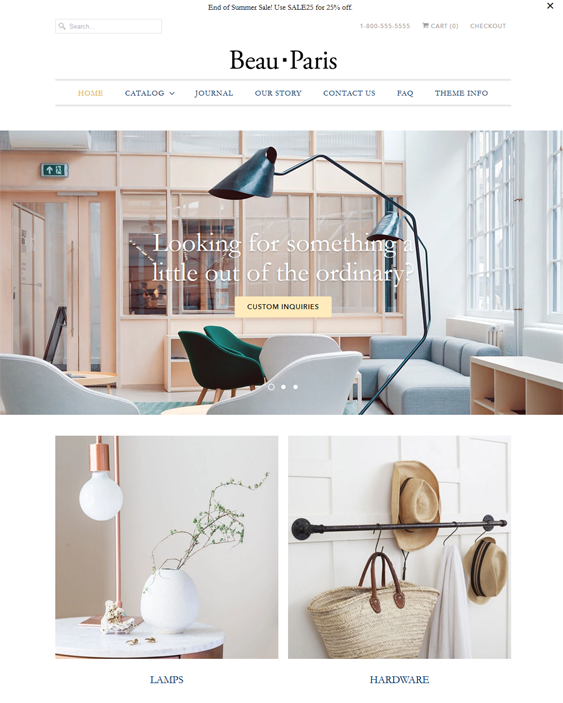Shopify Themes For Online Home Decor And Homewares Stores