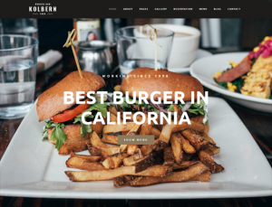 restaurant wordpress themes feature