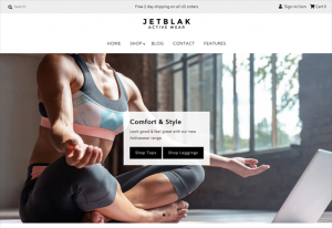 shopify themes athleisure wear workout clothes feature