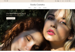 shopify themes for selling beauty products feature