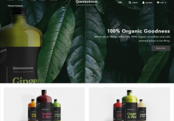 shopify themes for green organic ecofriendly products feature