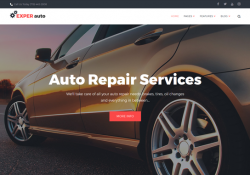 wordpress themes car repair center auto mechanic body shop feature