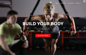 wordpress themes gym fitness centers feature