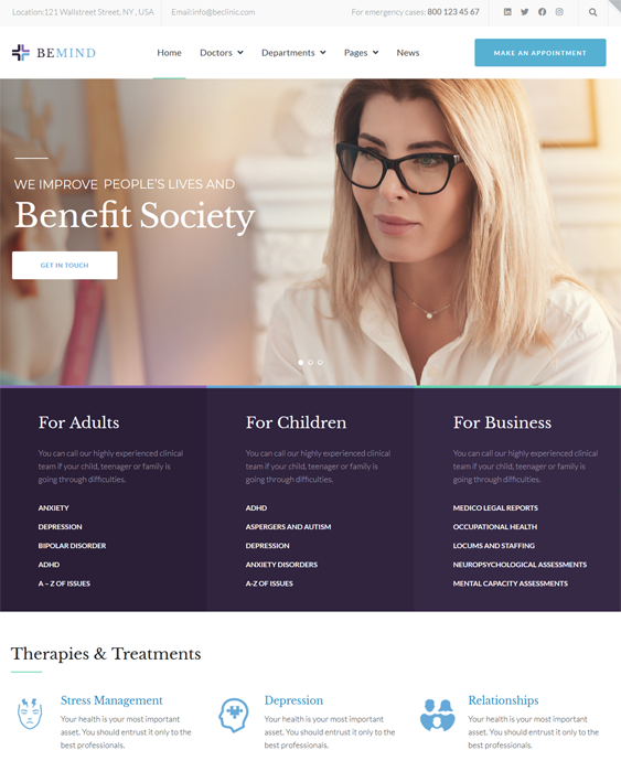 WordPress Themes For Psychologists, Therapists, And Counselors