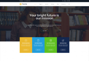 education wordpress themes feature