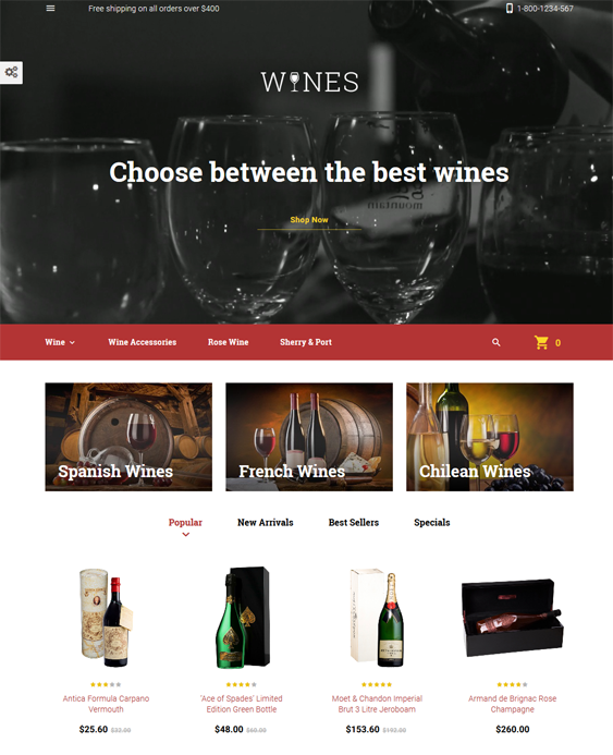 PrestaShop Themes For Selling Beer, Wine, And Liquor