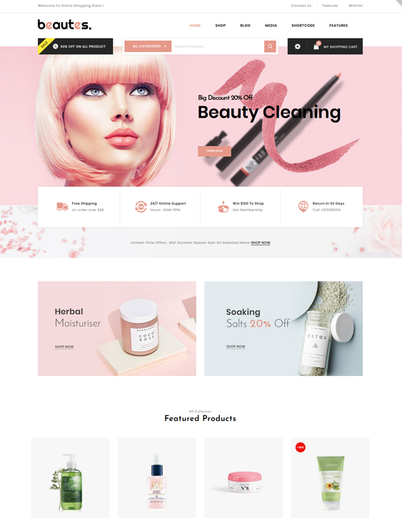 WooCommerce Themes For Selling Beauty Products, Makeup, Skincare, And Cosmetics