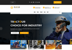 industrial wordpress themes feature