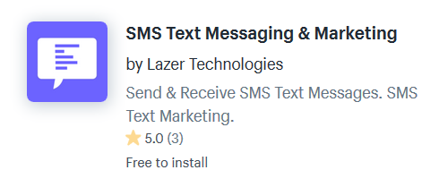 Shopify Apps For SMS Text Messages