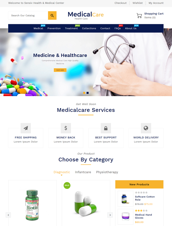 Medical Shopify Themes For DNA Testing Websites