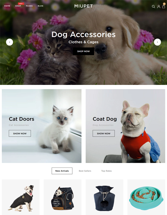Shopify Themes For Pet Stores