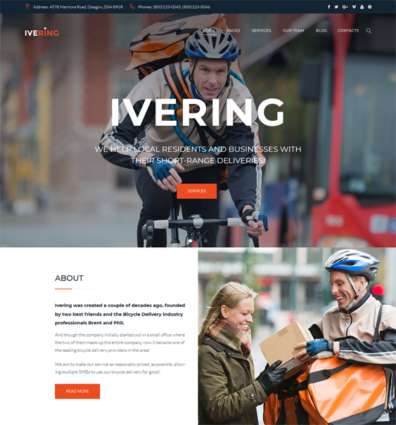 Bike And Cycling WordPress Themes