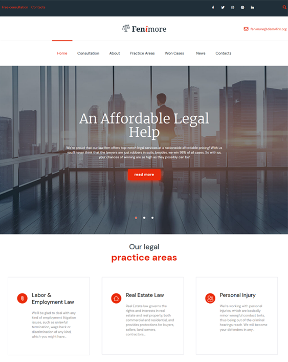 WordPress Themes For Lawyers, Attorneys, And Law Firms