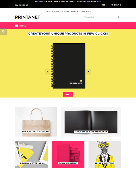 Shopify Themes For Selling Office Supplies And Stationery