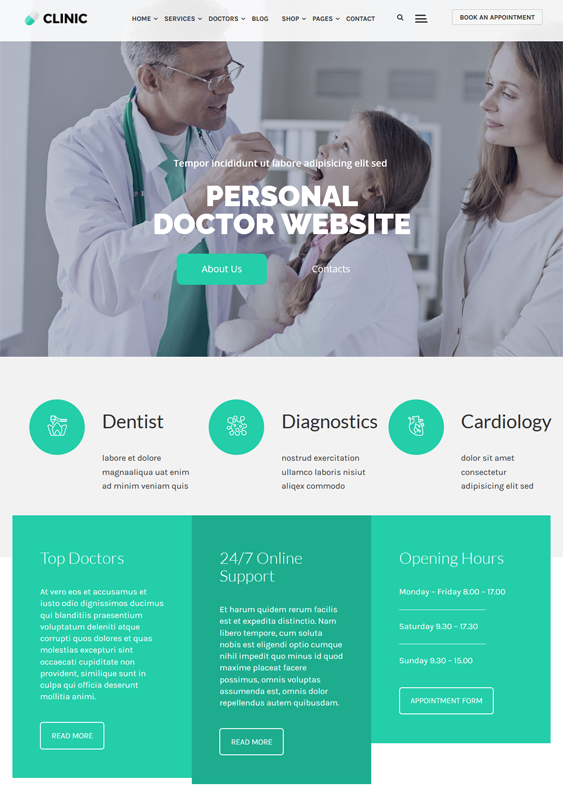 Medical WordPress Themes