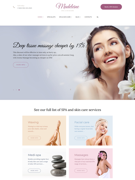 Massage WordPress Themes