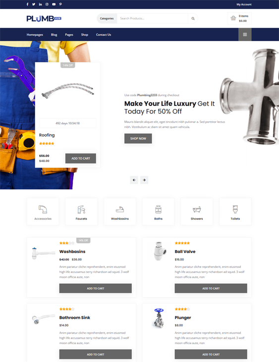 WordPress Themes For Plumbers And Plumbing Companies