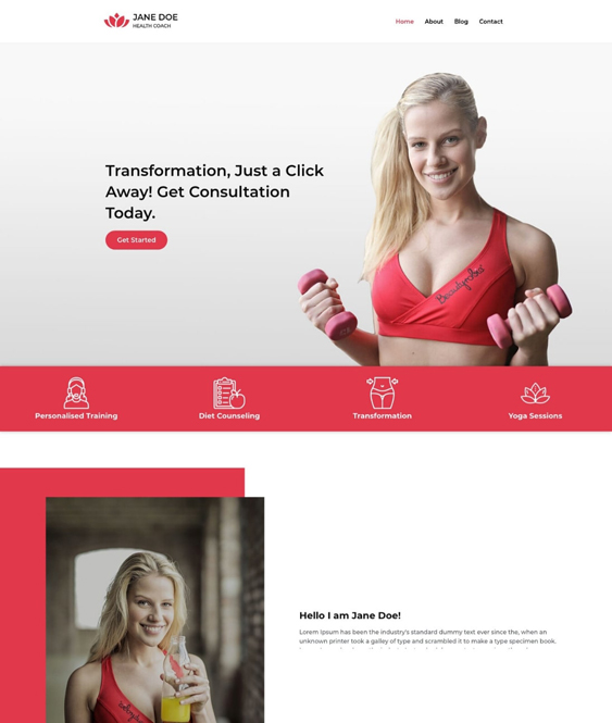 Health And Nutrition WordPress Themes