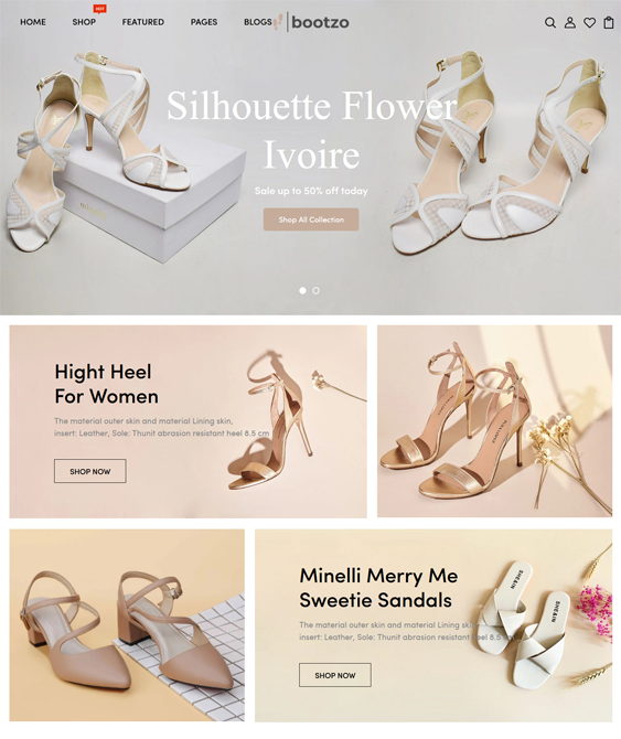 Shopify Themes For Shoe Stores